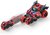 Die Cast Max catapult Car 3in1 -  pull-back - met 2 motors - licht en geluid - 1:32 Red