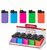 Unilite klik aanstekers - navulbaar - 20 stuks in een display - 5 ass. color - soft touch lighters