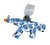 Gel Blaster - Space Vector Assault Rifle - complete set - rechargeable - 74 CM Blue including gel balls (1000 pcs.)