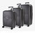 suitcase set in charcoal - 3 piece set Rock