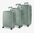 suitcase set in Sage Green - 3-piece set Rock