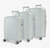 luggage set in Pearl Gray - 3-piece set Rock