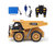 RC kiepwagen speelgoed  werkvoertuig met laadbak - 2.4ghz radiografisch bestuurbare truck 1:18