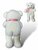 Teddybeer - i Love you - 75CM - zacht knuffel beertje met roosje  - knuffelbeer