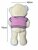 Knuffelbeer Teddybeer - 75CM - zacht knuffel beertje - met t-shirt