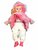 Knuffel pop - Schattige en zachte pop met geluid - 57 CM - Roze