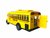 Schoolbus met licht en geluid - 27.5 cm - geel bus
