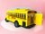 Schoolbus met licht en geluid - 27.5 cm - geel bus