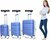 Luxury suitcase set 3 pieces 55cm+65cm+75cm Light blue color