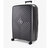 Rock luggage - suitcase in black - 64 x 43 x 27/30 cm