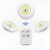 LED Lampen - 3 stuks met afstandsbediening - draadloze wandlampen - Dimbaar - met Timer - wit licht