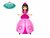 Dansende Prinses Engel - Pop met 3D Led Verlichting - Muziek - 360° Draaibaar - Bump and Go 