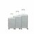 Luxury Suitcase Set - Trolley Set 3-Piece - PP Silicone Travel Case ( Gray color )