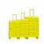 Luxury suitcase set 3 pieces 55cm+65cm+75cm yellow color