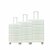 Luxury suitcase set 3 pieces 55cm/65cm/75cm White color