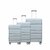 Luxury suitcase set 3 pieces 55cm+65cm+75cm Gray color