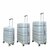 Luxury suitcase set 3 pieces 55cm+65cm+75cm Gray color