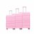 Luxury suitcase set 3 pieces 55cm+68cm+78cm Pink color
