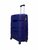 Travel suitcase - luggage - dark blue - siliconen case 65CM