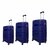 Luxury suitcase set 3 pieces 55cm+65cm+75cm Blue color