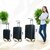 Luxury suitcase set 3 pieces 55cm/65cm/75cm black color