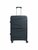 Luxury suitcase set 3 pieces 55cm/65cm/75cm black color