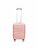 Hand luggage suitcase 55CM pink - 4 wheels 360 degree spinner