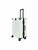 Suitcase set with hard shell, PC ABS aluminum 4 metal corners for protection white