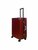 Suitcase set with hard shell, PC ABS aluminum 4 metal corners for protection red