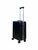 Hard shell carry-on suitcase, PC ABS aluminum black 36L