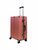Suitcase set Light pink with hard shell, PC ABS aluminum 2 pieces Large suitcase + hand luggage