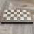 Chess & Checkers Set - Schaken en dammen 2in1 - 38X38CM - beuken hout 