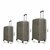 Suitcases - Luxury - Set of 3 - Mocha Brown - 55/65/75 cm coffee - 100% polypropylene - 2025 edition