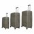Suitcases - Luxury - Set of 3 - Mocha Brown - 55/65/75 cm coffee - 100% polypropylene - 2025 edition