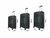 Suitcases - Luxury - Set of 3 - dark grey - 55/65/75 cm - 100% polypropylene - 2025 edition