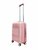Hand luggage suitcase 55CM with 4 wheels 360 degree spinner Rose Gold - 100% polypropylene - 2025 edition