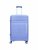 Large XL suitcase 75cm - up to 35kg - 4 wheels 360 degree spinner light blue - 100% polypropylene - 2025 edition