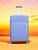 Large suitcase 65cm - up to 28kg - 4 spinner wheels light blue - 100% polypropylene - 2025 edition