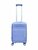 Suitcase 55CM light blue with 4 wheels 360 degree spinner Hand luggage - 100% polypropylene - 2025 edition