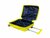 Suitcase hand luggage - Luxury - 55CM yellow with 4 wheels 360 degree spinner - 100% Polypropylene - 2025 Edition