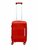 Suitcase hand luggage - Luxury - 55CM with 4 wheels 360 degree spinner - Red - 100% Polypropylene - 2025 Edition