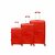 Hand luggage suitcase 55CM - Red - 4 wheels 360 degree spinner