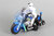 Police motorcycle Toy  - with siren and light - friction drive