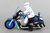 Police motorcycle Toy  - with siren and light - friction drive