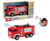 Urban service series - Brandweerwagen speelgoed - Frictie - geluid & lichtjes 21CM