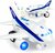 Toy airplane with flashing lights, music and airplane sounds