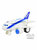 Toy airplane with flashing lights, music and airplane sounds