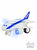 Toy airplane with flashing lights, music and airplane sounds
