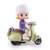 Motor Tide Flow Car - Speelgoed Scooter met Licht en Geluid - bump&go - incl. poppetje inc Batterijen