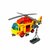 Toy helicopter - Rescue helicopter - with retractable propeller, light, sound and accessories G
